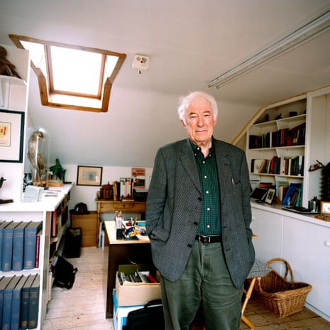 Seamus Heaney at home in Dublin in 2007. He would have been 80 this weekend.