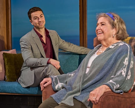 Delightfully unearthly … Richard Fleeshman as Walter Prime and Anne Reid as Marjorie.