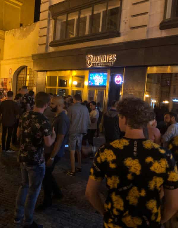 A crowded bar in Prague is indicative of the ‘snowballing’ trade of pub tours