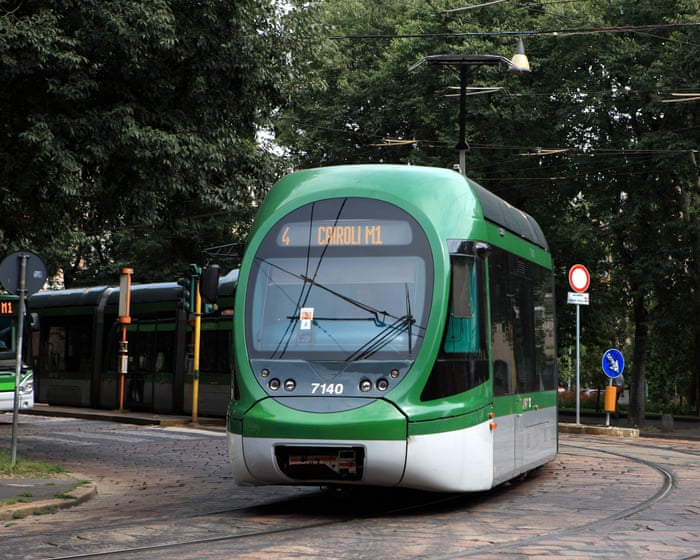 Milan tram drivers ‘used WhatsApp for sexist chat about female passengers’