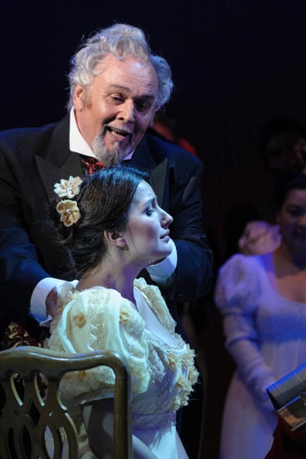 ‘True class’: David Rendall and Anna Patalong in Dorset Opera’s Eugene Onegin.