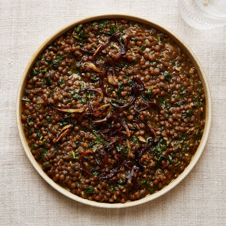 Sam & Sam Clark’s Syrian lentils meze.