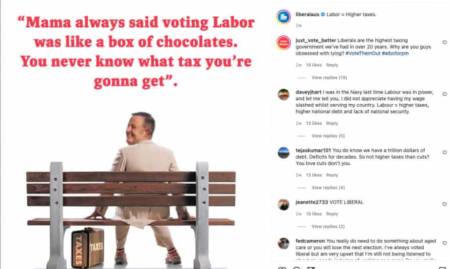 Labor and the Liberals are waging an election meme war – but what is the point? | Australia news 7 Instagram meme by the Liberals