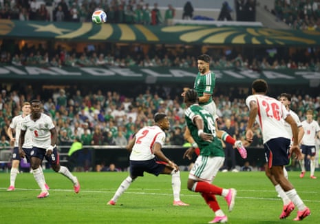 Raul Jimenez heads on target