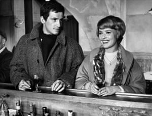 Jean-Paul Belmondo and Jeanne Moreau in Moderato Cantabile, 1960
