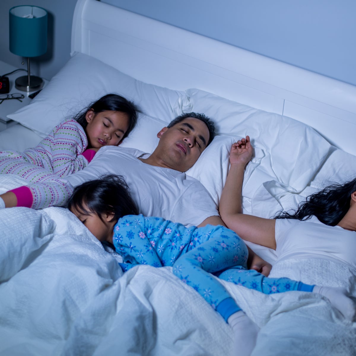 Co-sleeping with children has biological benefits – but it's not