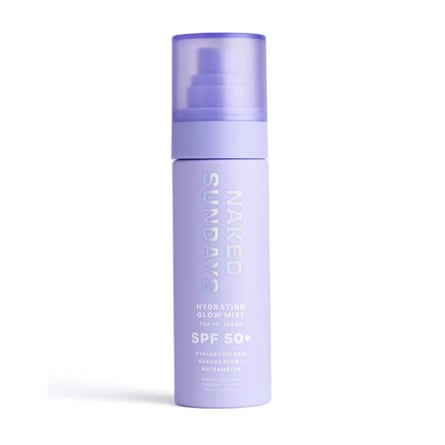 Naked Sundays Hydrating Glow Face Mist Top Up SPF50+ 75ml