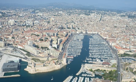 The Old Port area of Marseille