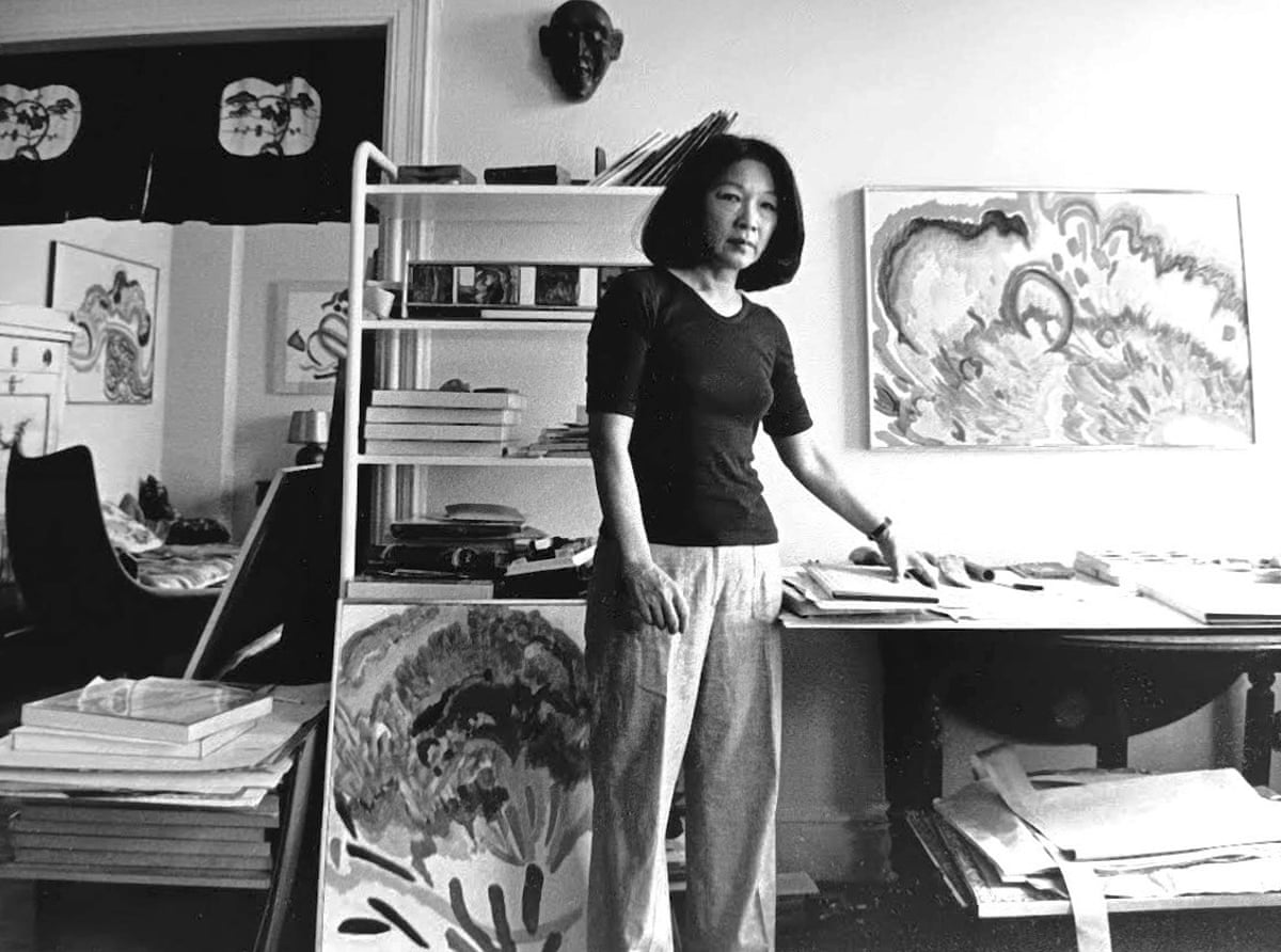 Ce Roser in her studio in New York in the 1970s.