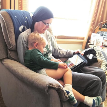 Woman reading to child