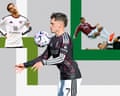 Josh King; Florian Wirtz; Sven Botman challenging Nicolas Jackson