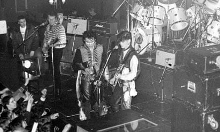 Adam &amp; the Ants playing in Glasgow, 1980.