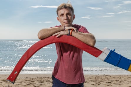Portrait of Dan Frolec, in Sanur, Bali, Indonesia, March 4, 2026. Nyimas Laula/The Guardian