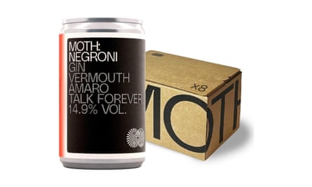 Negroni Cocktails Ready To Drink Pre-Mixed Can