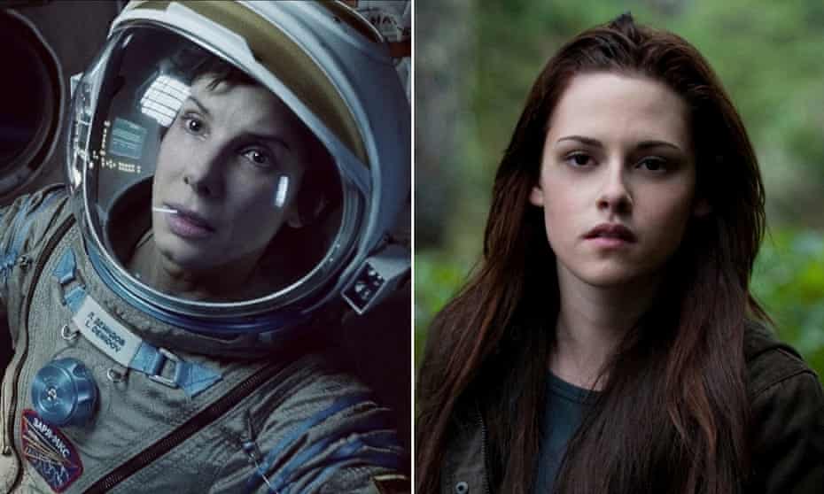 Gravity (fail) and Twilight Saga (pass) … why the Bechdel test needs revised.