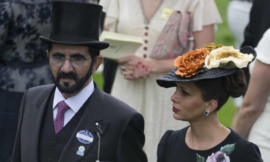 Sheik Mohammed bin Rashid al-Maktoum and Princess Haya