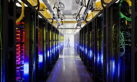 A Google data centre in Council Bluffs, USA