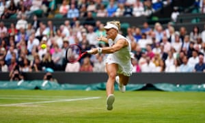 Angelique Kerber during her quarter-final match.