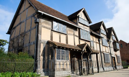 The house in which Shakespeare was born in Stratford-upon-Avon.