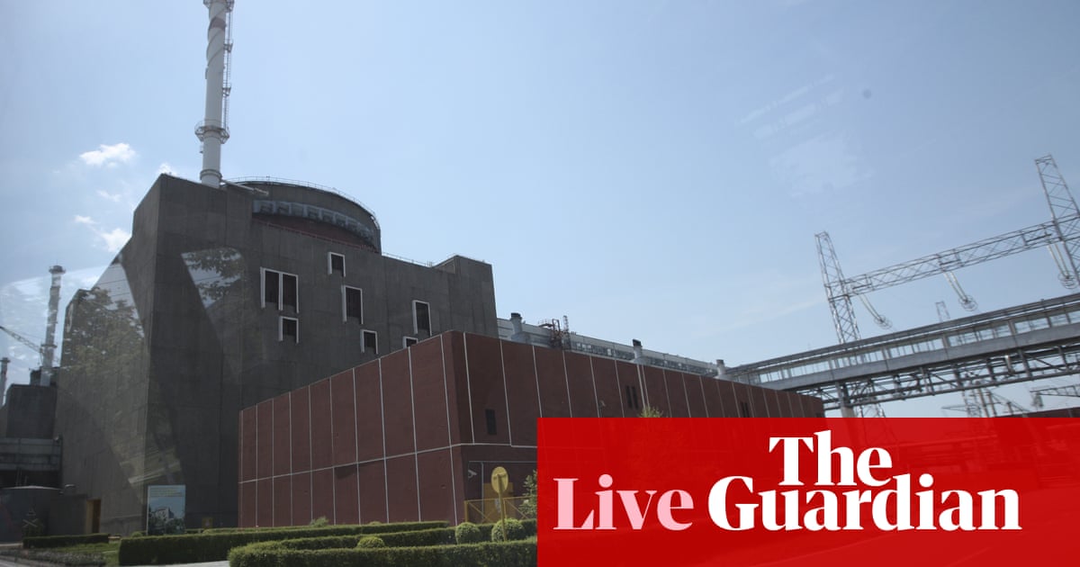 Global shares tumble after Russian attack on Ukraine nuclear plant – business live