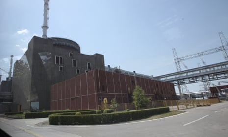 A power-generating unit at the Zaporizhzhia nuclear power plant in the city of Enerhodar, in southern Ukraine.