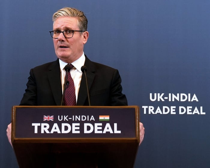 Starmer praises Trump’s Gaza ceasefire deal – but avoids Nobel prize backing
