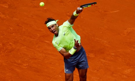 Spain’s Rafael Nadal in action.