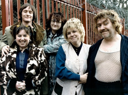 ‘Why are we portraying this nutcase?’ … with the cast of Rab C Nesbitt in 1990.