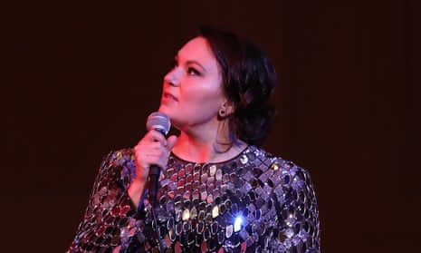 Tanya Tagaq performs at Carnegie Hall in New York, New York on 5 November 2017. ‘If you like Inuit throat singing please hire Inuit throat singers,’ she said on Twitter.