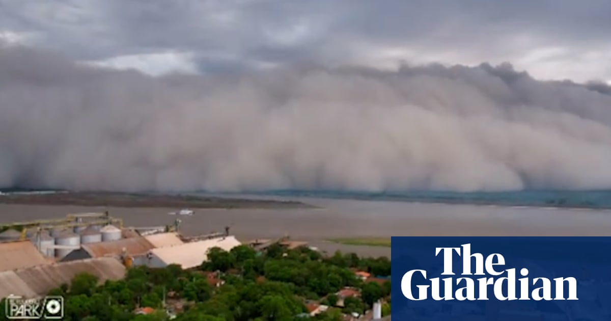 Massive ash cloud from wildfires engulfs southern Paraguay – video