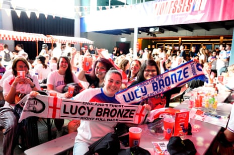 England fans at Kraftwerk bar and cafe in Zurich