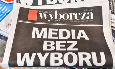 Wednesday’s cover of the Gazeta Wyborcza
