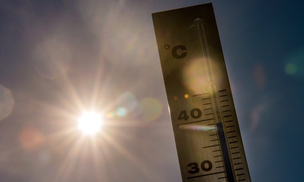 A picture taken on 1 July 2015 shows a thermometer in Lille as a major heatwave spread through Europe, with temperatures hitting nearly 40C.