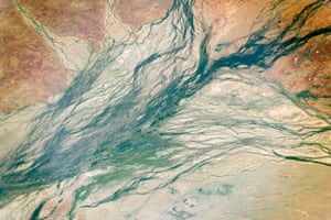 Queensland’s channel country seen from the International Space Station