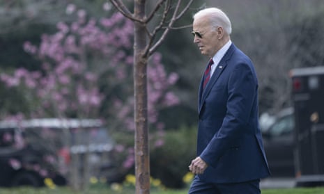 Joe Biden departs the White House, headed for Marine One, on his way to Milwaukee, Wisconsin today.