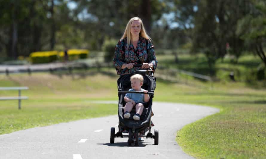 Lauren Colvin has been forced on to a controversial pre-employment program that involves taking her son to face-to-face meetings.