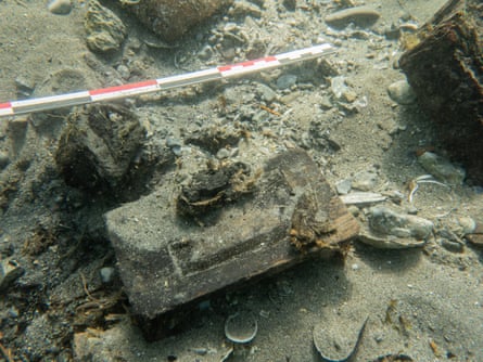 A book-shaped box that was found in the wreck of the 18th century Spanish gunboat Puente Mayorga IV
