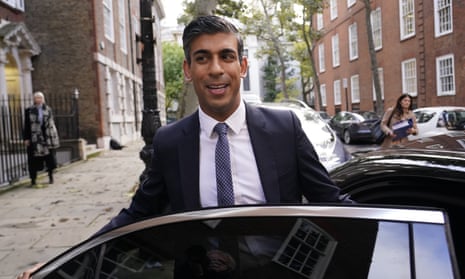 Rishi Sunak, pictured on 24 October, has been cautiously welcomed by company bosses. 