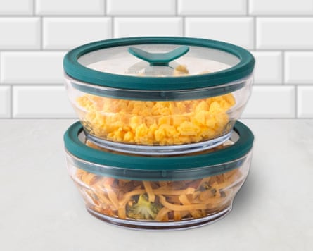 Anyday 2-Cup Glass Round Dish Multipack