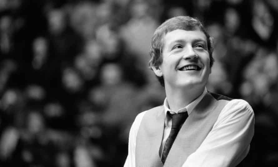Steve Davis is all smiles at the Crucible in April 1981.