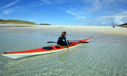 Kayaking on the west coast of Scotland