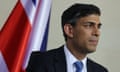 British Prime Minister Rishi Sunak speak to the media in Berlin, following talks with German Chancellor Olaf Scholz at the Chancellery on 24 April.