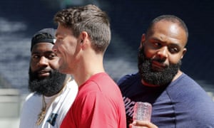 NFL players Mario Addison, Cameron Brate and Akiem Hicks