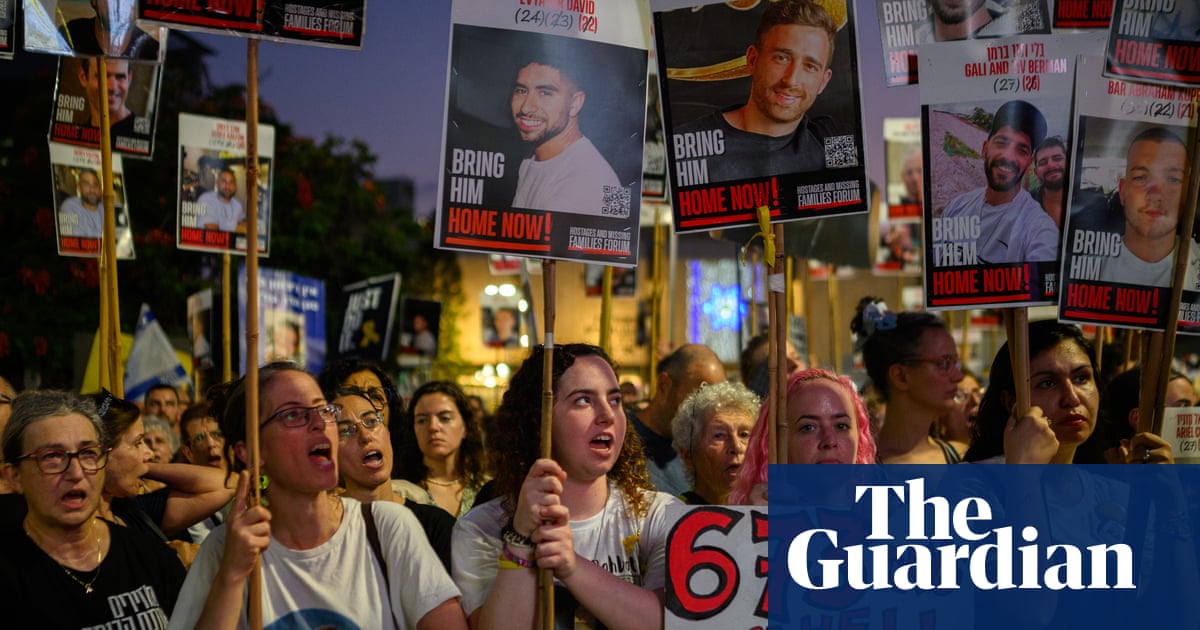 Tens of Thousands Protest in Tel Aviv Amid Netanyahu's Gaza War Escalation Plans