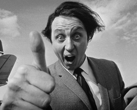 Ken Dodd at London airport in 1965 when his record Tears topped the charts.