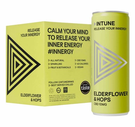 INTUNE Elderflower & Hops Sparkling CBD Drink