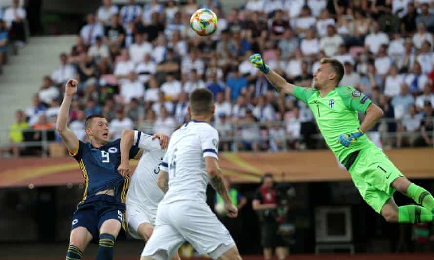 photo What Lights Up A Soccer Stadium Joke lukas hradecky finland s super stopper