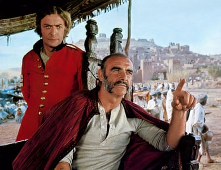 Defending the Khyber Pass with old friend Sean Connery in The Man Who Would be King.