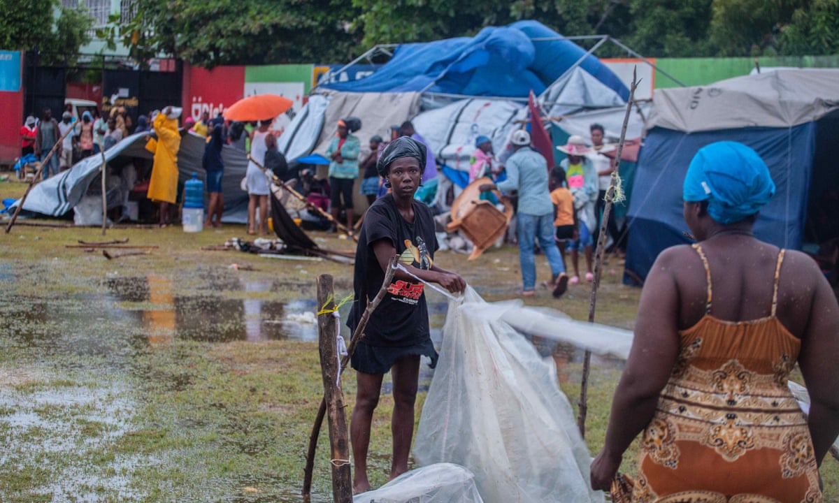 Tropical Storm Grace's heavy rains pour misery on Haiti earthquake  survivors | Global development | The Guardian