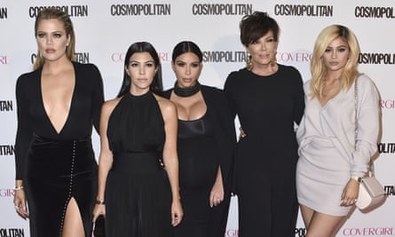 Lost influence … Khloé Kardashian, Kourtney Kardashian, Kim Kardashian, Kris Jenner and Kylie Jenner, 2015.